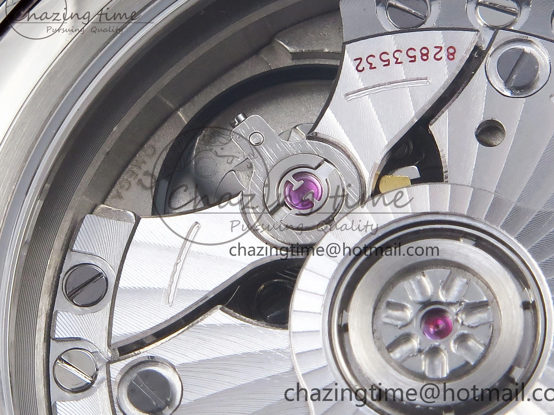 0416 QuickDry De Ville Date RG MKF 1:1 Best Edition Brown Textured Dial Diamonds Marker on Brown Leather Strap A 7747